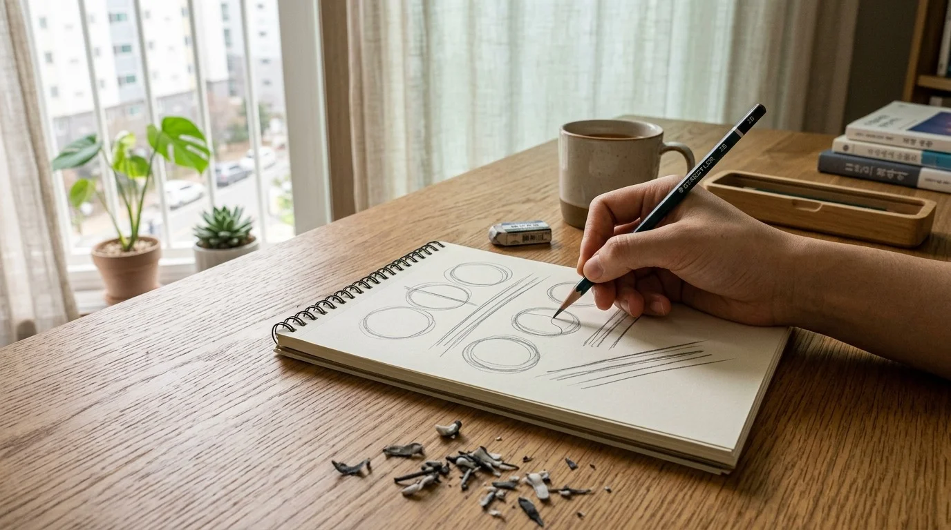 드로잉 독학 방법