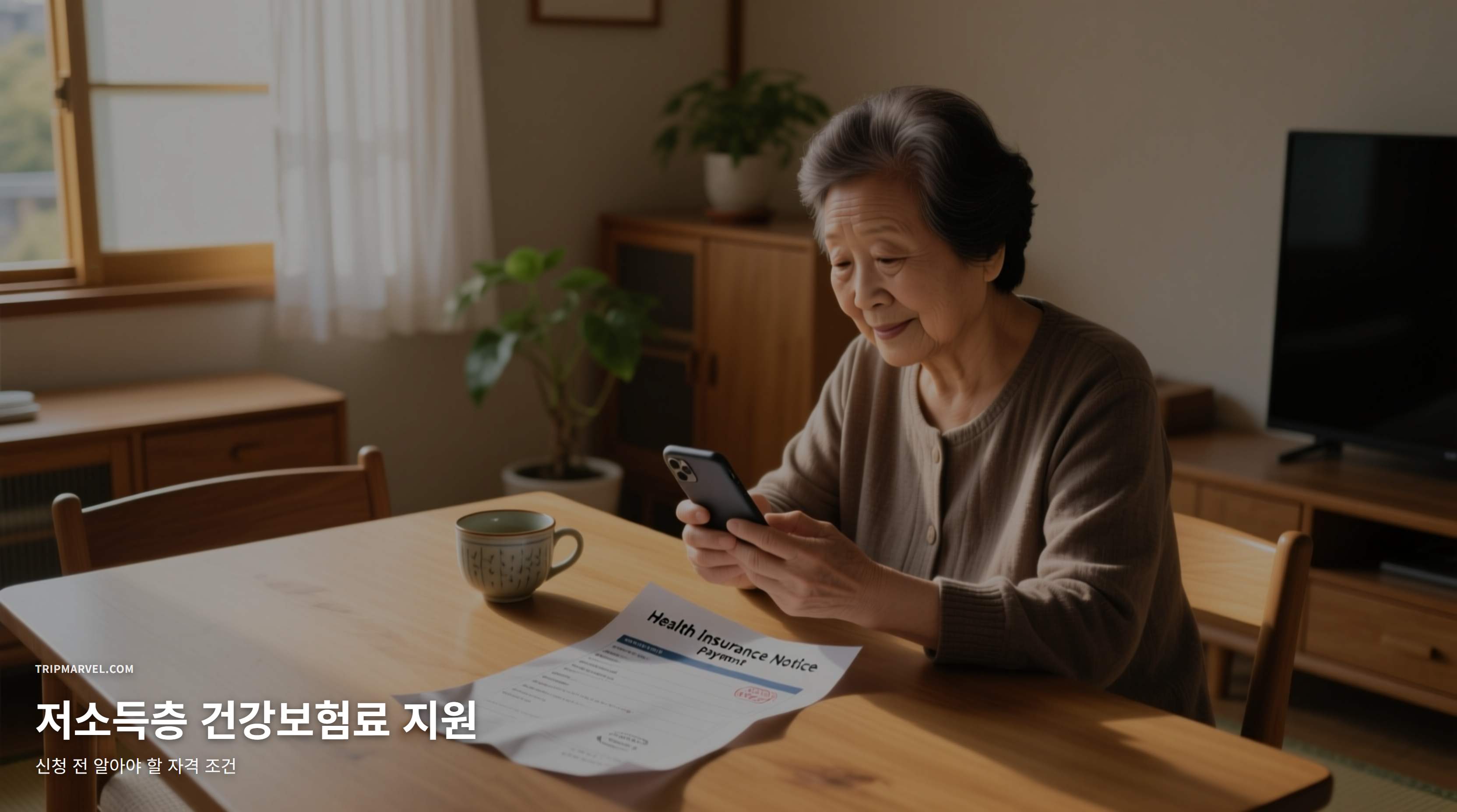 저소득층 건강보험료 지원, 신청하기 전 알아야 할 자격 조건